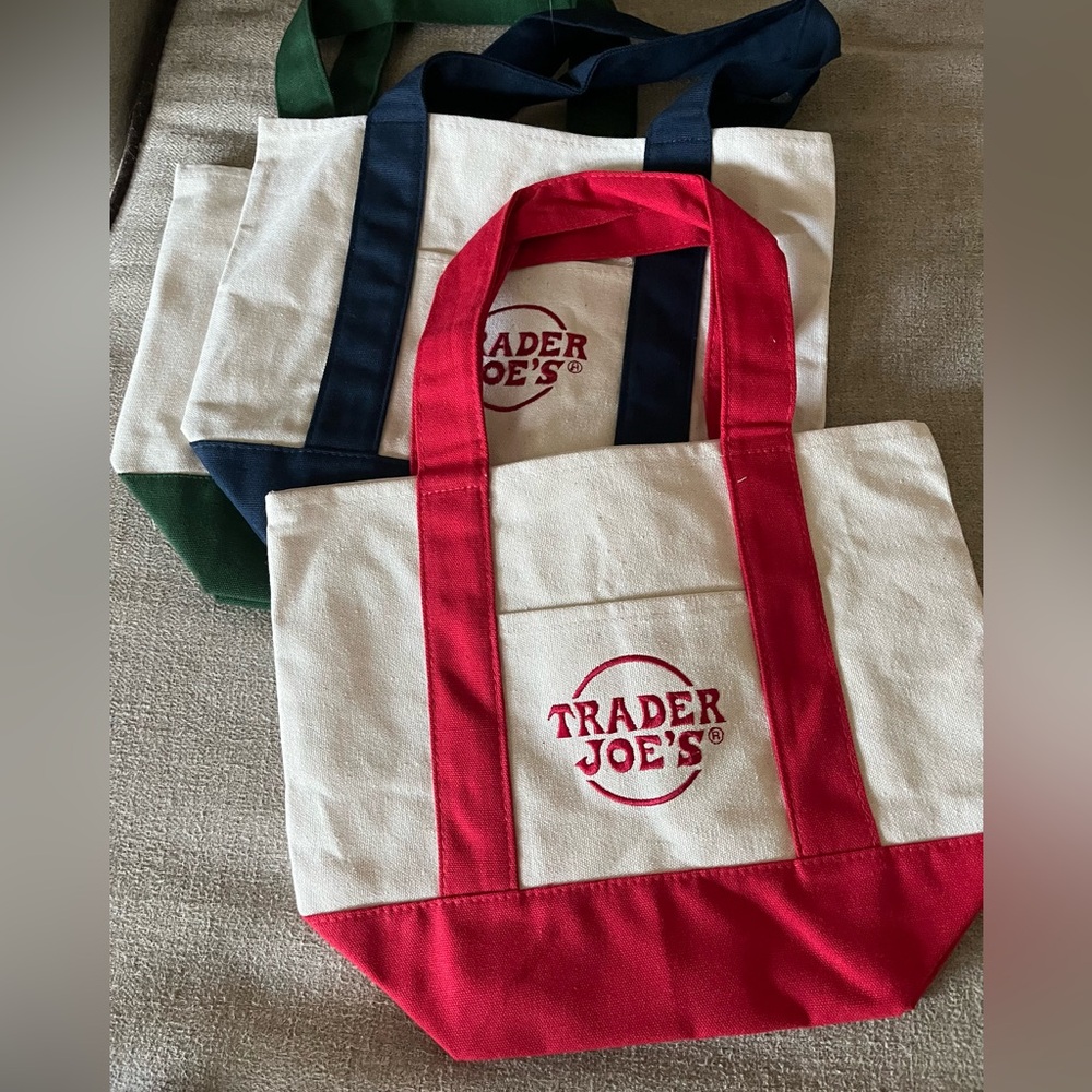 Trader Joe’s mini tote in Red